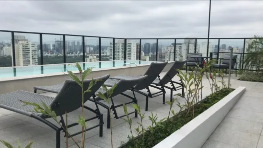 Apartamento com 1 Quarto para venda ou aluguel, 24m² no Santo Amaro, São Paulo