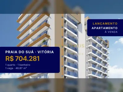 Apartamento com 1 Quarto à venda, 46m² no Praia do Suá, Vitória