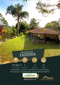 Fazenda/Sítio com 4 Quartos à venda, 974237m² no Governador Portela, Miguel Pereira