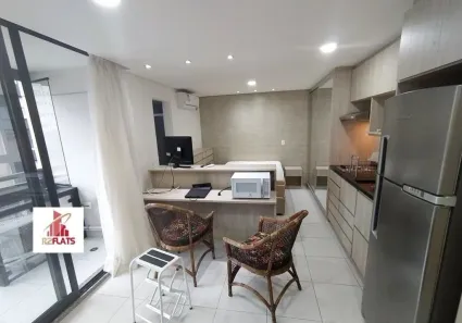 Flat com 1 Quarto para alugar, 34m² no Vila Olímpia, São Paulo