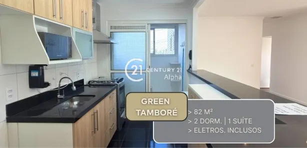 Apartamento com 2 Quartos para alugar, 82m² no Tamboré, Santana de Parnaíba