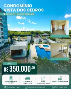 Apartamento com 2 Quartos à venda, 52m² no Planalto, Manaus