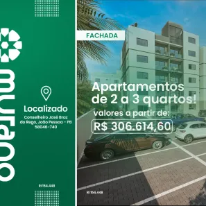 Cobertura com 2 Quartos à venda, 120m² no Portal do Sol, João Pessoa