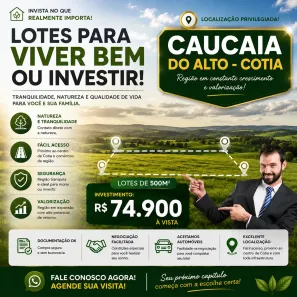 Lote/Terreno à venda, 500m² no Centro, Vargem Grande Paulista