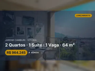 Apartamento com 2 Quartos à venda, 64m² no Jardim Camburi, Vitória