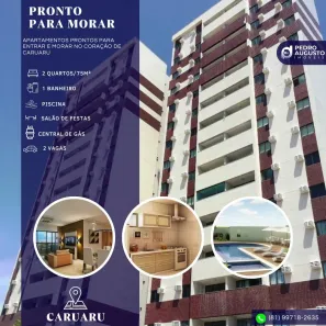 Apartamento com 2 Quartos à venda, 75m² no Indianópolis, Caruaru