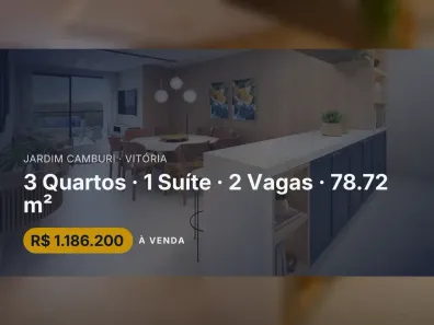 Apartamento com 3 Quartos à venda, 78m² no Jardim Camburi, Vitória