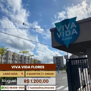 Apartamento com 2 Quartos para alugar, 41m² no Lago Azul, Manaus