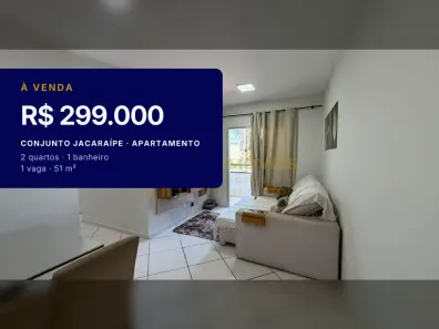Apartamento com 2 Quartos à venda, 51m² no Conjunto Jacaraípe, Serra