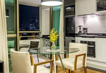 Flat com 1 Quarto à venda, 40m² no Brooklin Paulista, São Paulo