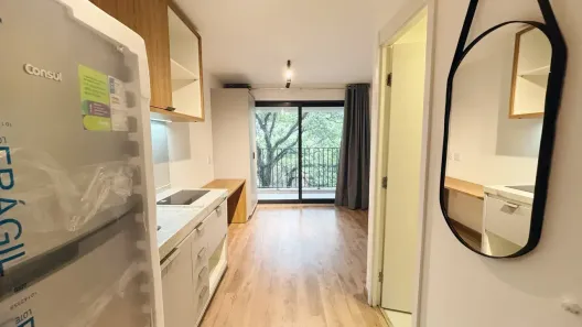 Apartamento com 1 Quarto para alugar, 24m² no Sumaré, São Paulo