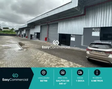 Galpão/Depósito/Armazém para alugar, 269m² no Centro, Betim