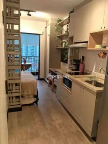 Apartamento com 1 Quarto para venda ou aluguel, 25m² no Jardim das Acácias, São Paulo