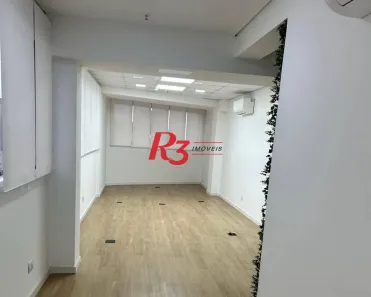 Sala Comercial para alugar, 35m² no Ponta da Praia, Santos