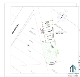 Lote/Terreno à venda, 1054m² no Campina do Arruda, Almirante Tamandaré