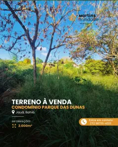 Lote/Terreno à venda, 2000m² no Jauá (Abrantes), Camaçari