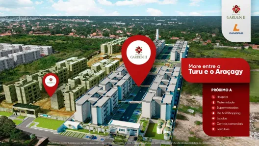 Apartamento com 2 Quartos à venda, 50m² no Turu, São Luís