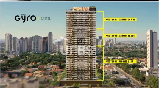 Apartamento com 1 Quarto à venda, 48m² no Setor Marista, Goiânia