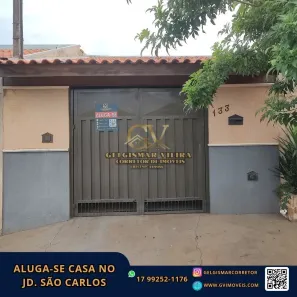 Casa com 2 Quartos para alugar, 10m² no Jardim São Carlos, Bebedouro