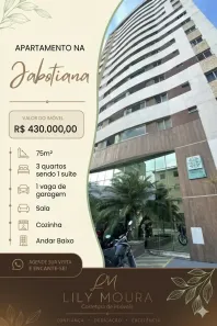 Apartamento com 3 Quartos à venda, 75m² no Jabotiana, Aracaju