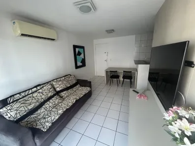 Apartamento com 1 Quarto para alugar, 40m² no Meireles, Fortaleza