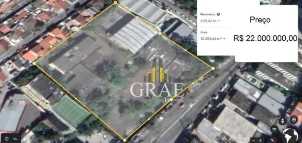 Lote/Terreno à venda, 10260m² no Alves Dias, São Bernardo do Campo