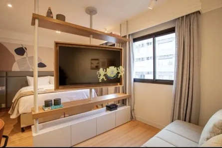Flat com 1 Quarto para alugar, 28m² no Consolação, São Paulo
