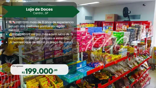 Ponto Comercial à venda, 120m² no Centro, São Paulo