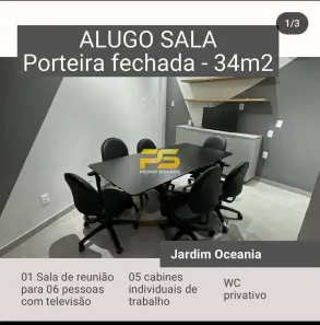 Sala Comercial para alugar, 34m² no Jardim Oceania, João Pessoa