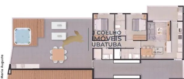 Apartamento com 3 Quartos à venda, 150m² no Barra da Lagoa, Ubatuba