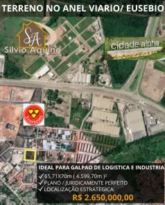 Lote/Terreno à venda, 4600m² no Santa Clara, Eusébio