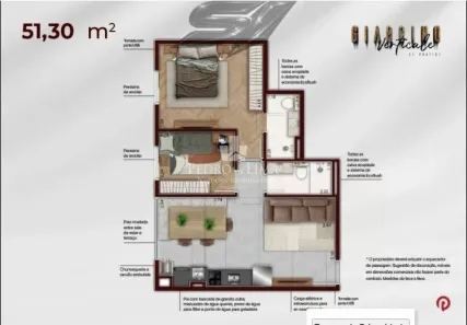 Apartamento com 2 Quartos à venda, 51m² no Mooca, São Paulo