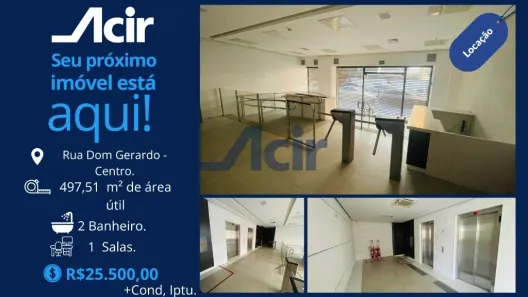 Sala Comercial para alugar, 496m² no Centro, Rio de Janeiro