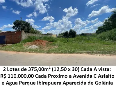 Lote/Terreno à venda, 375m² no Parque Ibirapuera, Aparecida de Goiânia