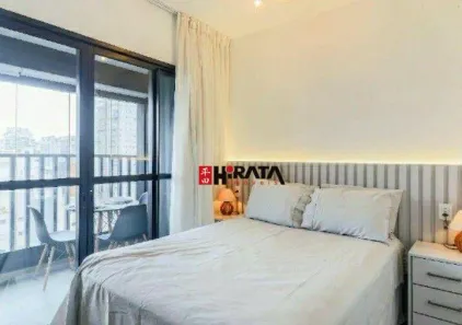 Apartamento com 1 Quarto para alugar, 25m² no Brooklin Paulista, São Paulo