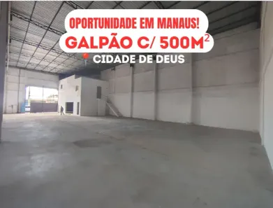 Galpão/Depósito/Armazém para alugar, 500m² no Cidade de Deus, Manaus