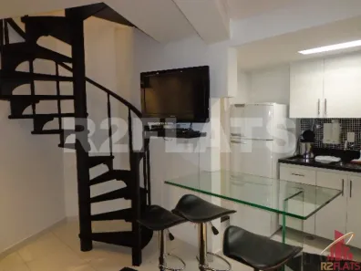Flat com 1 Quarto para alugar, 45m² no Vila Nova Conceição, São Paulo