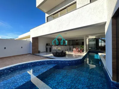 Casa de Condomínio com 5 Quartos para venda ou aluguel, 410m² no Parque São Cristóvão, Taubaté