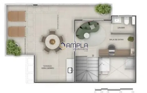 Cobertura com 2 Quartos à venda, 111m² no São Bento, Belo Horizonte