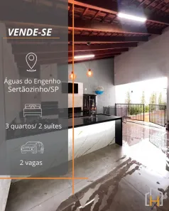 Casa com 3 Quartos à venda, 152m² no Jardim Águas do Engenho, Sertãozinho
