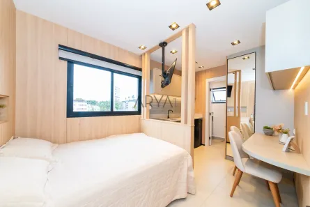 Apartamento com 1 Quarto à venda, 17m² no Mercês, Curitiba