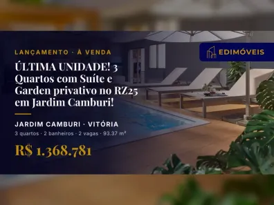 Apartamento com 3 Quartos à venda, 93m² no Jardim Camburi, Vitória