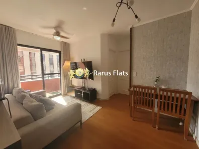 Flat com 2 Quartos para alugar, 52m² no Cidade Monções, São Paulo
