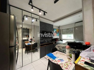 Kitnet com 1 Quarto à venda, 21m² no Aparecida, Santos
