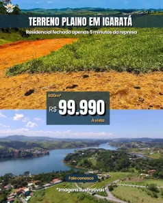 Lote/Terreno à venda, 600m² no Centro, Igaratá