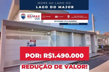 Sobrado com 3 Quartos à venda, 468m² no Vila Gardênia, Atibaia