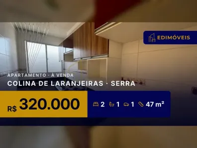 Apartamento com 2 Quartos à venda, 47m² no Colina de Laranjeiras, Serra
