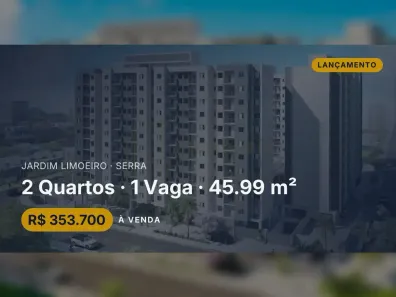 Apartamento com 2 Quartos à venda, 45m² no Jardim Limoeiro, Serra