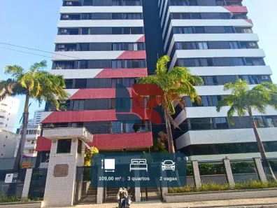Apartamento com 3 Quartos para alugar, 109m² no Cocó, Fortaleza