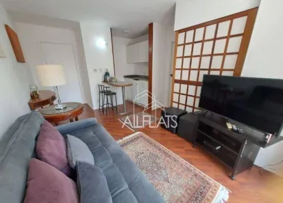 Flat com 1 Quarto para alugar, 40m² no Moema, São Paulo